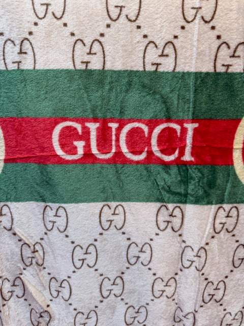 Gucc Blanket (Green & Red Stripe)